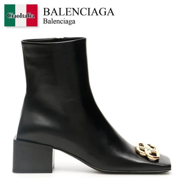 Balenciaga バレンシアガ コピー ダブル スクエア BB ジップドブーティ 579341WA9311088